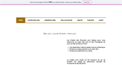 Desktop Screenshot of location-chalets-jura.com